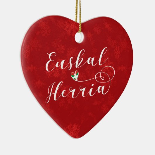 Euskal Herria Heart, Ornament met kerstbomen (Rechts)