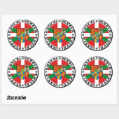 Euskal Herria-Sticker Ronde Sticker (Vel)