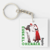 Euskal Herria, traditionele Baskische dansen: Sleutelhanger (voorkant)