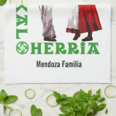 Euskal Herria, traditionele Baskische dansen: Theedoek (Gevouwen)