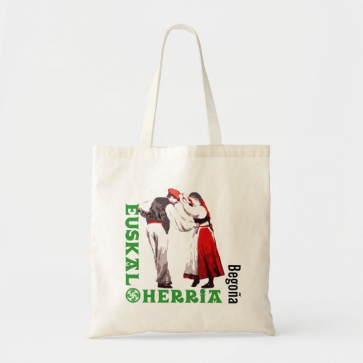 Euskal Herria, traditionele Baskische dansen: Tote Bag (Voorkant)