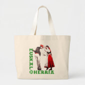 Euskal Herria traditionele Baskische dansers, Grote Tote Bag (Voorkant)