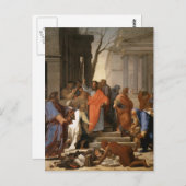 Eustache Le Sueur-Preaching of St. Paul bij Ephesu Briefkaart (Voorkant / Achterkant)