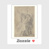 Eustache Le Sueur: Studie voor de figuur van Astas Sticker (Vel)