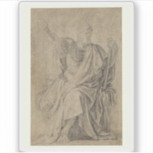 Eustache Le Sueur: Studie voor de figuur van Astas