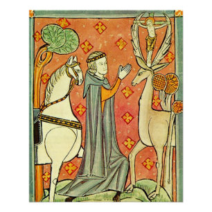Eustachius Apostel van de Ardennen Perfect Poster