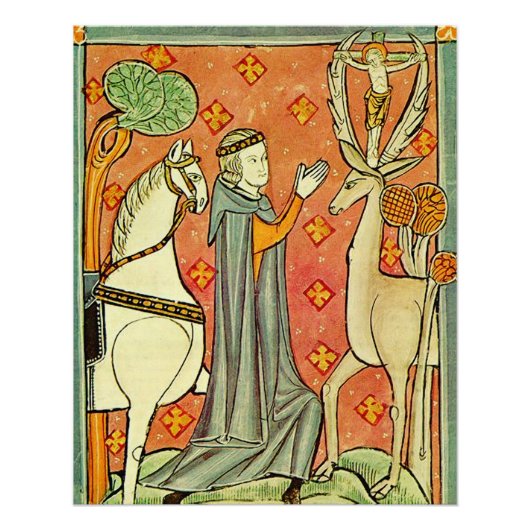 Eustachius Apostel van de Ardennen Perfect Poster (Voorkant)