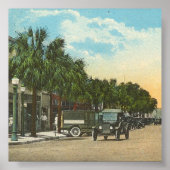 EUSTIS, FL - Downtown, 1925 Poster (Voorkant)