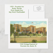 Eustis, FL - Fountain Inn - 1925 Briefkaart (Voorkant / Achterkant)