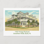 Eustis, FL - Grandview Hotel - 1925 Briefkaart (Voorkant)