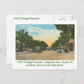 Eustis, FL - Magnolia Ave - 1925 Briefkaart (Voorkant / Achterkant)