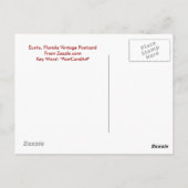 EUSTIS, FL.., Ocklawaha House, 1912 Briefkaart (Achterkant)