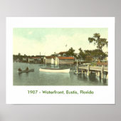 EUSTIS, FL - Waterfront, 1907 Poster (Voorkant)