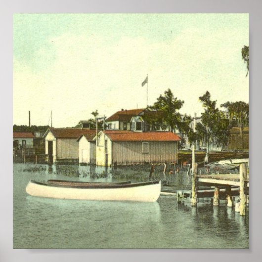EUSTIS, FL, Waterfront, - 1907 Poster (Voorkant)