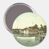 Eustis, FL - Waterkant - 1907 Magneet (Voorkant / Achterkant)