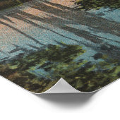 Eustis, Florida - Uitzicht van het Swampy Canal Poster (Hoek)