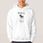 Eustis Maine, Moose, hoodie (Voorkant)