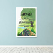 Euthymia Canvasprint Canvas Afdruk (Insitu (Houten vloer))