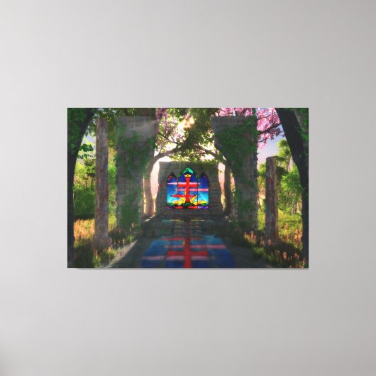 Euwig Licht Paas Canvas Print (Voorkant)