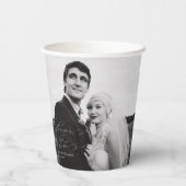 Euwige Liefde Foto Bruiloft Brunch Papieren Bekers (Achterkant)