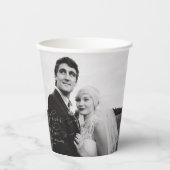 Euwige Liefde Foto Bruiloft Brunch Papieren Bekers (Voorkant)