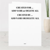 Euwige Liefde Kaart (Achterkant)