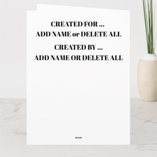 Euwige Liefde Kaart (Achterkant)