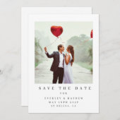 Euwige Liefde, save de datum, aankondiging (Voorkant / Achterkant)