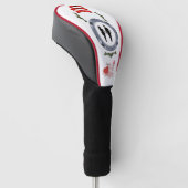 Euwige Liefde Valentijn Romantische Vector Golfclu Golfheadcover (Schuin)