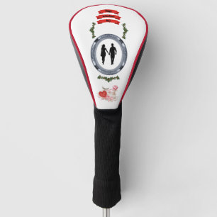 Euwige Liefde Valentijn Romantische Vector Golfclu Golfheadcover
