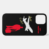 Euwige Liefde Zwart Case-Mate iPhone Case (Achterkant (horizontaal))
