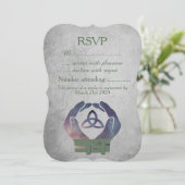 Euwigheids Handfasting RSVP-antwoordkaart Kaart (Staand voorkant)