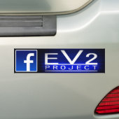 EV2 Project Bumpersticker! Bumpersticker (Op auto)
