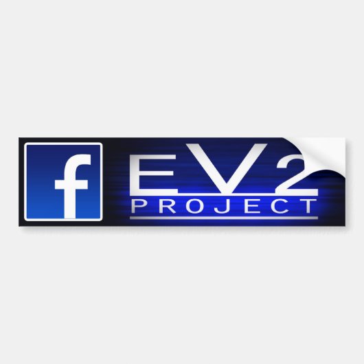 EV2 Project Bumpersticker! Bumpersticker (Voorkant)