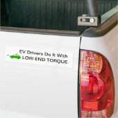 EV-stuurprogramma's doen het Bumpersticker (Op Truck)