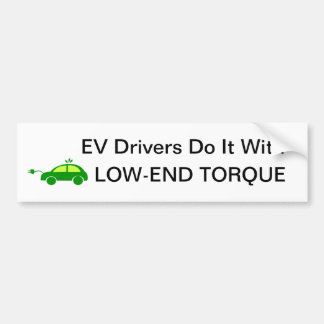EV-stuurprogramma's doen het Bumpersticker