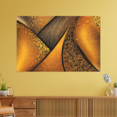 Eva 1 Abstract Design Canvas Afdruk (Insitu (Woonkamer))