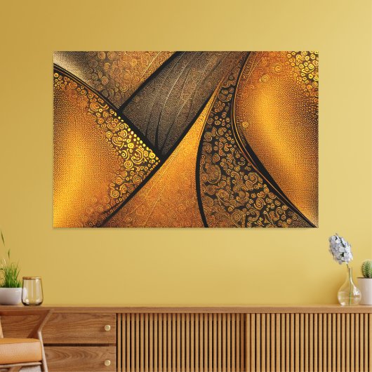 Eva 1 Abstract Design Canvas Afdruk (Insitu (Woonkamer))