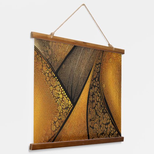 EVA 1 Abstract Ontwerp Hangend Wandkleed (Gebogen)