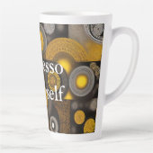 Eva 2 Abstract Design Latte Mok (Rechts)