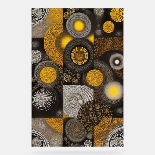 EVA 2 Abstract Ontwerp Acryl Bord (Voorkant)