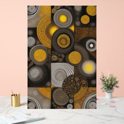 EVA 2 Abstract Ontwerp Acryl Bord (Huwelijk)