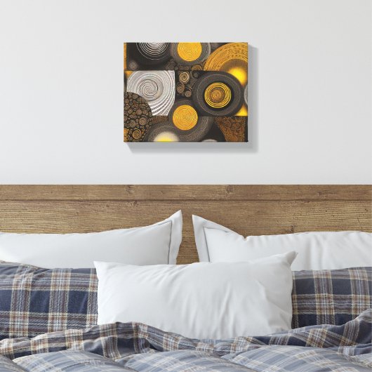 EVA 2 Abstract Ontwerp Canvas Afdruk (Insitu (Slaapkamer))