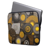 EVA 2 Abstract ontwerp Laptop Hoesje Sleeve (Voorkant Links)