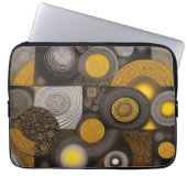 EVA 2 Abstract ontwerp Laptop Hoesje Sleeve (Voorkant)
