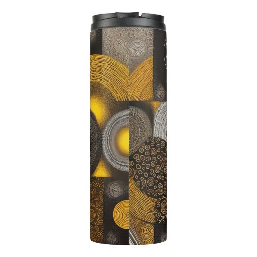 EVA 2 Abstract Ontwerp Thermische Tumbler Thermosbeker (Achterkant)