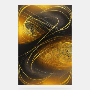 EVA 3 Abstract Design Acryl Teken Bord