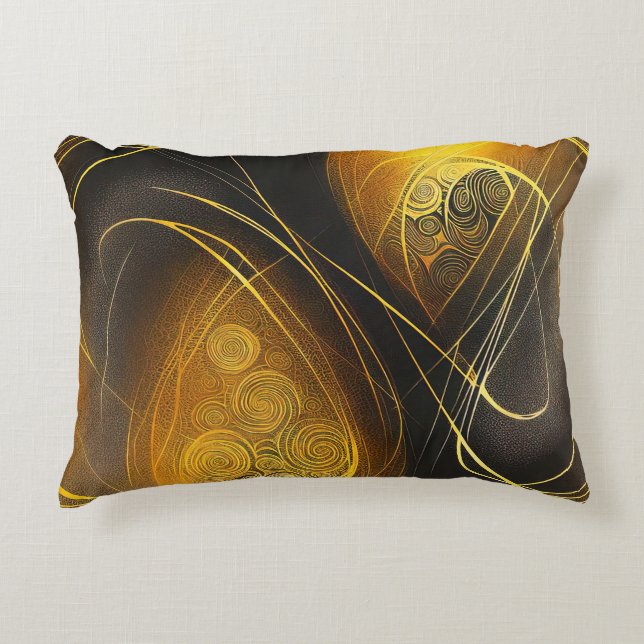 Eva 3 Abstract Ontwerp Accent Pillow Kussen (Voorkant)