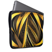 EVA 4 Abstract ontwerp Laptop Hoesje Sleeve (Voorkant Rechts)