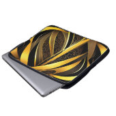 EVA 4 Abstract ontwerp Laptop Hoesje Sleeve (Voorkant onderkant)